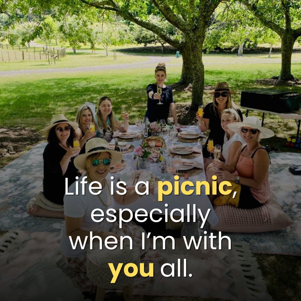 Caption for Picnic with Friends