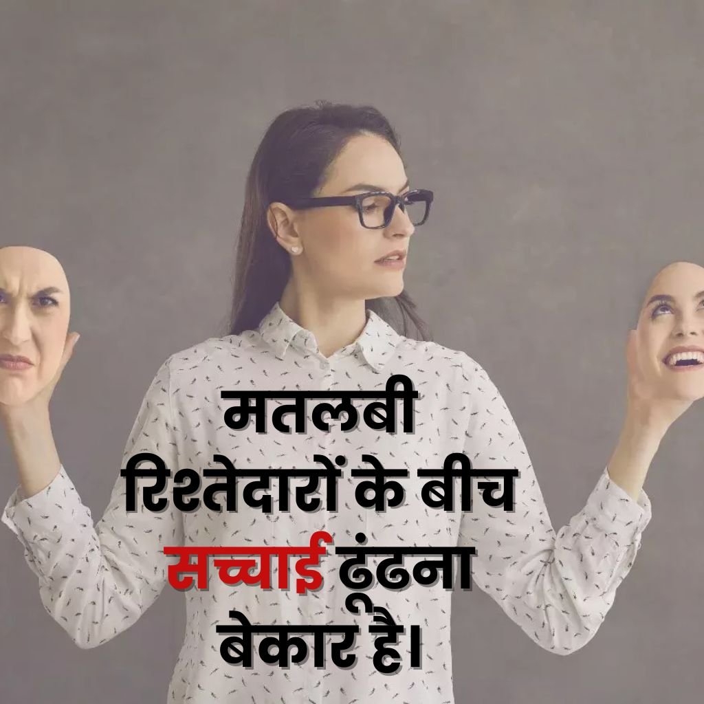 Selfish Relatives Quotes in Hindi