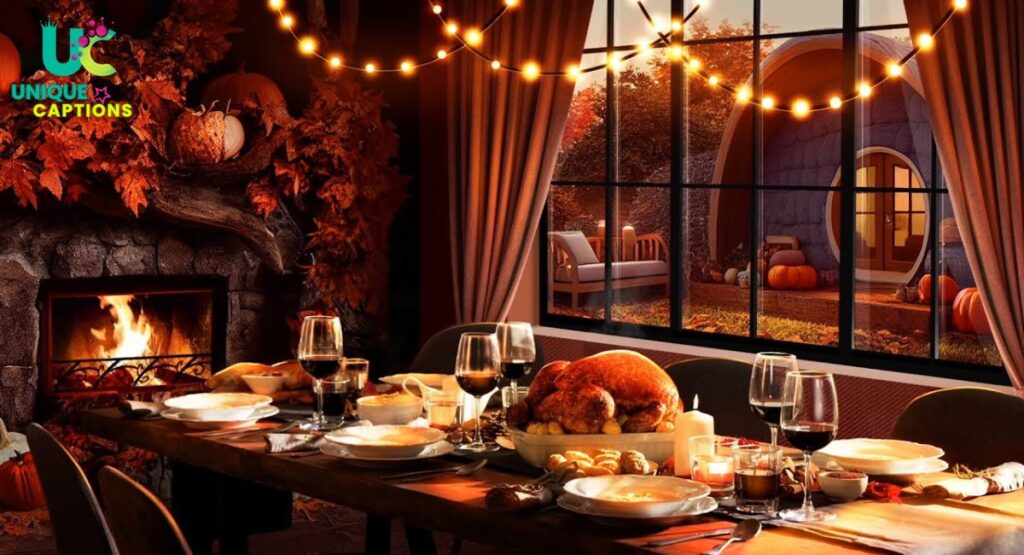 Cozy Thanksgiving captions