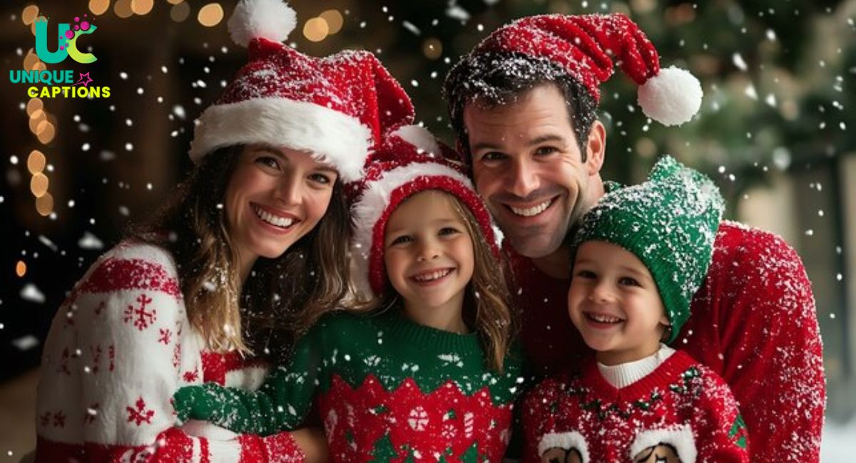 Family Christmas Captions