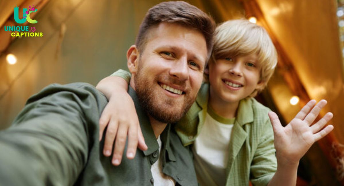 Father and Son Captions