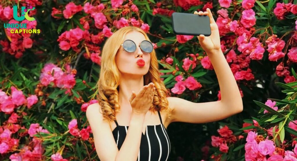Floral Selfie Captions