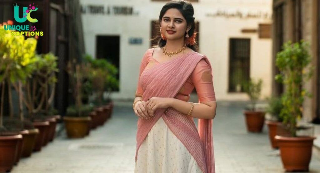 Half Saree South Indian Look