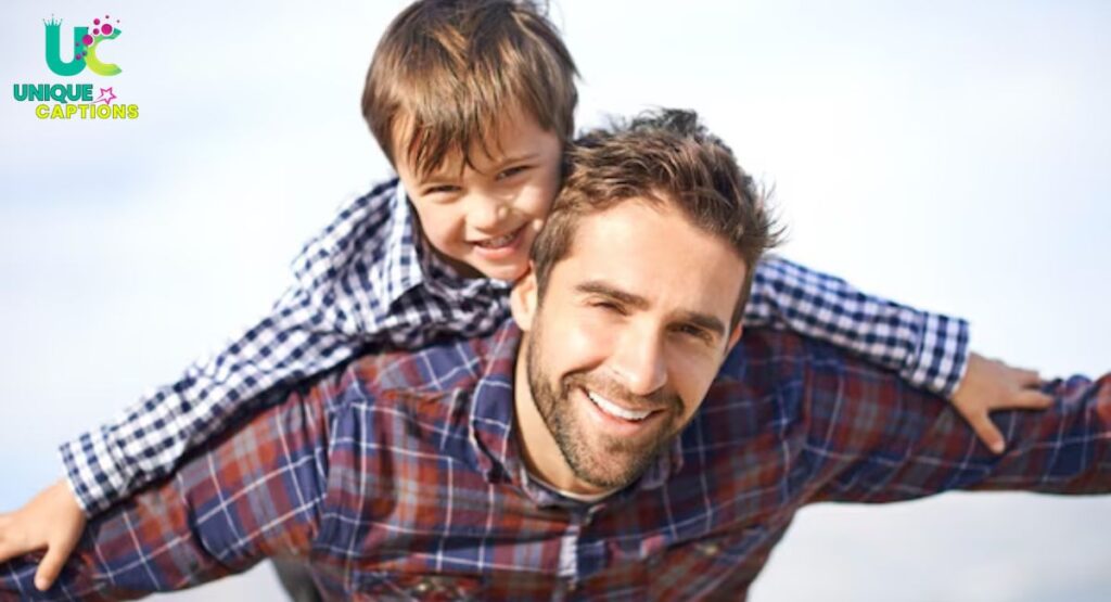 Father and Son Captions