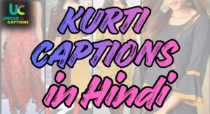 Kurti Captions for Instagram in Hindi