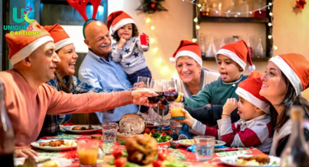 Memorable Family Christmas Captions