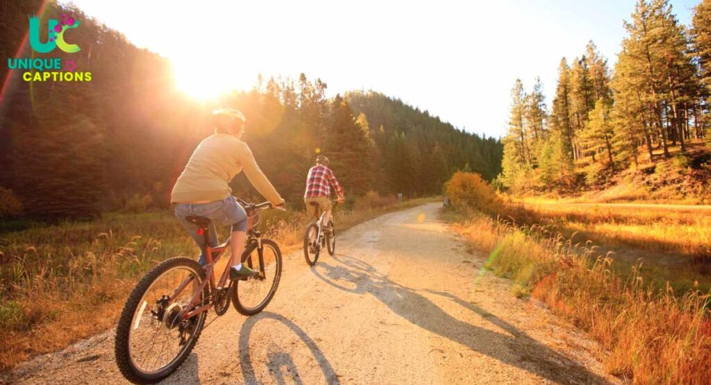 Morning Bike Ride Captions