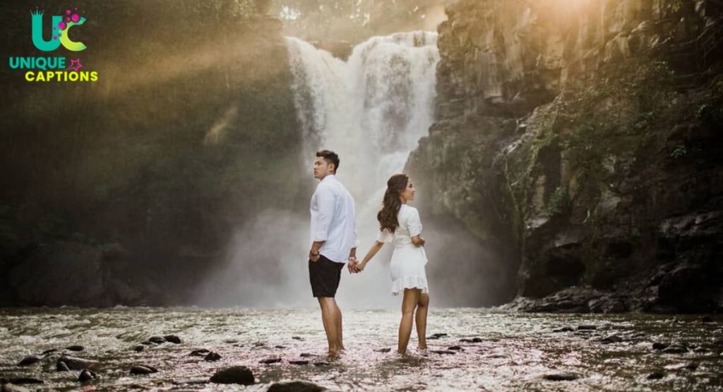 Romantic Waterfall Captions