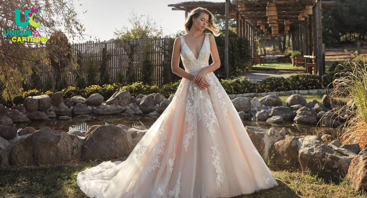 White Dress Captions