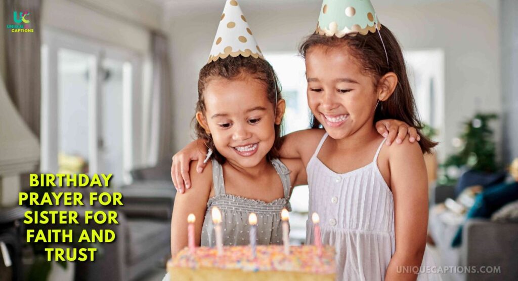 Birthday Prayer for Sister