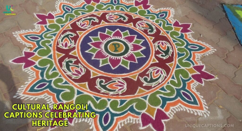Rangoli Captions