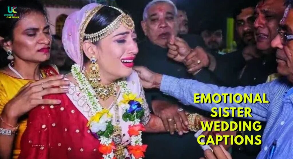 Sister Wedding Captions
