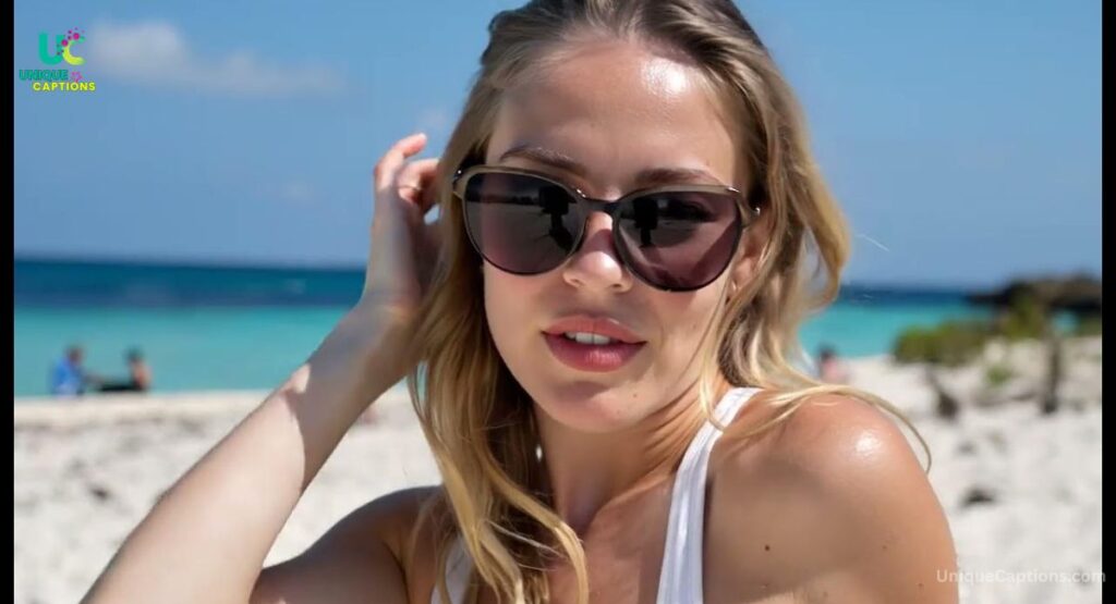 End of Summer Lazy Poolside Selfie