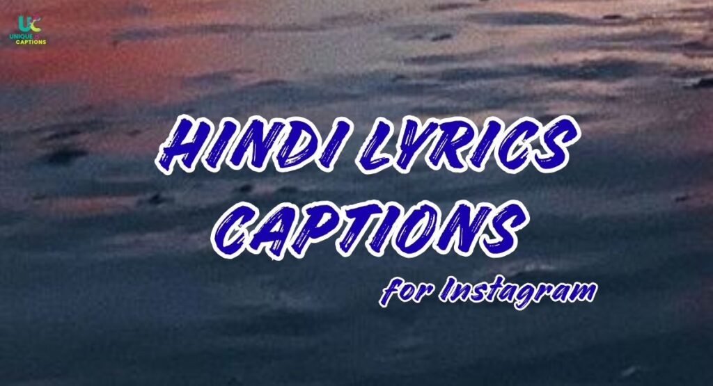 Hindi Lyrics Captions