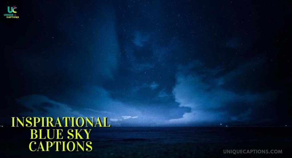 Blue Sky Captions