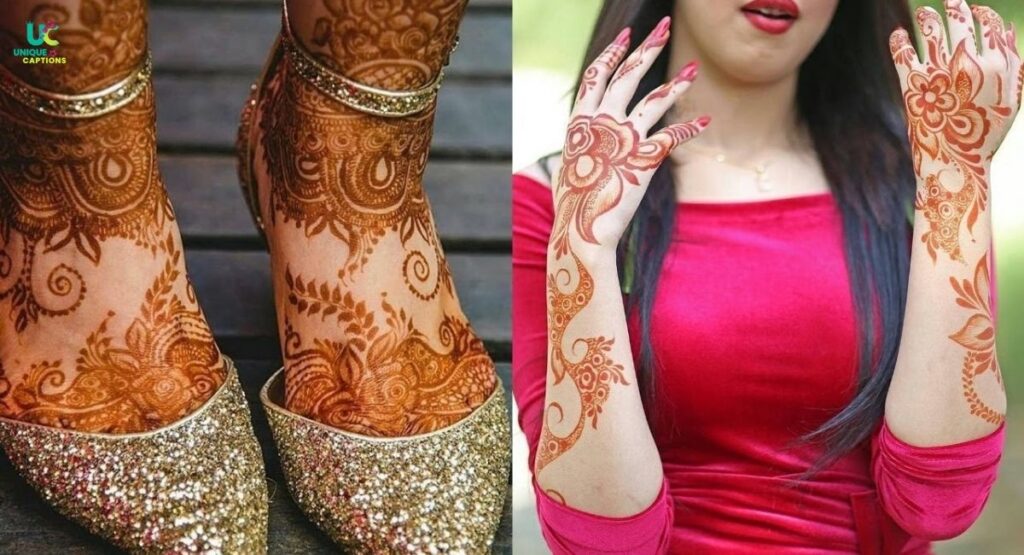 Mehndi Captions