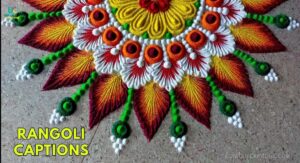 Rangoli Captions
