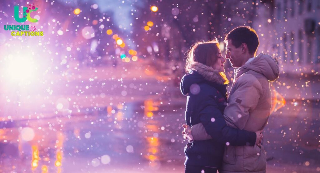 Romantic Snow Captions