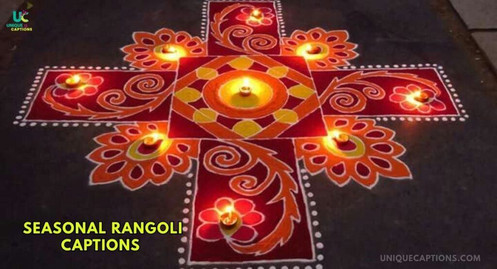 Rangoli Captions