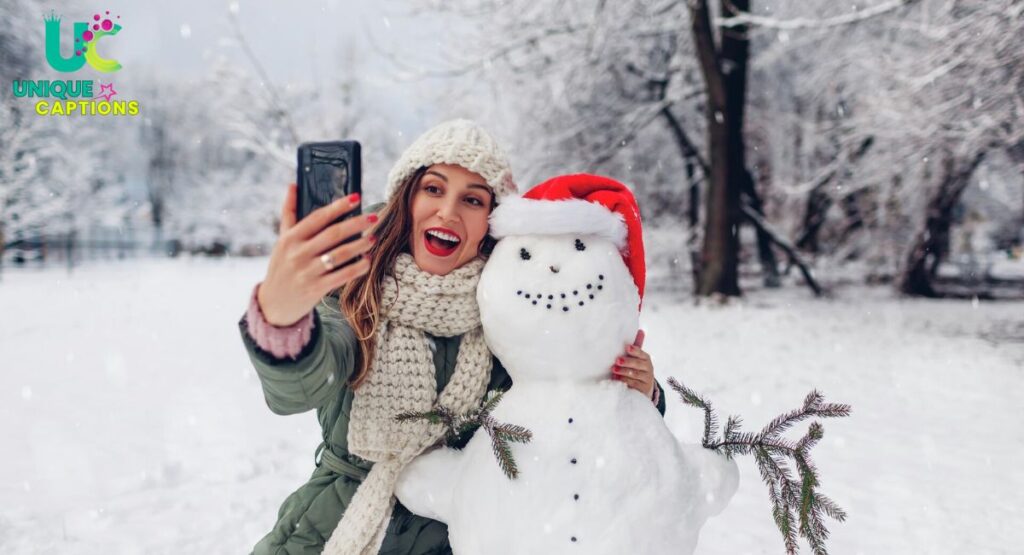 Selfies Snow Captions