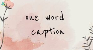 One-word Captions