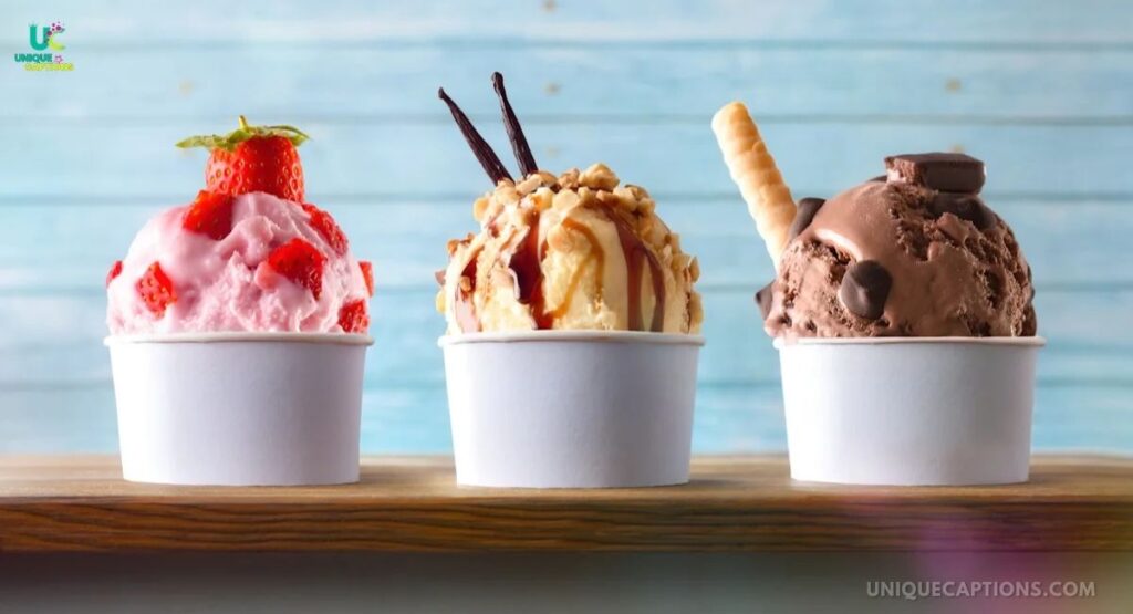 Ice Cream Captions