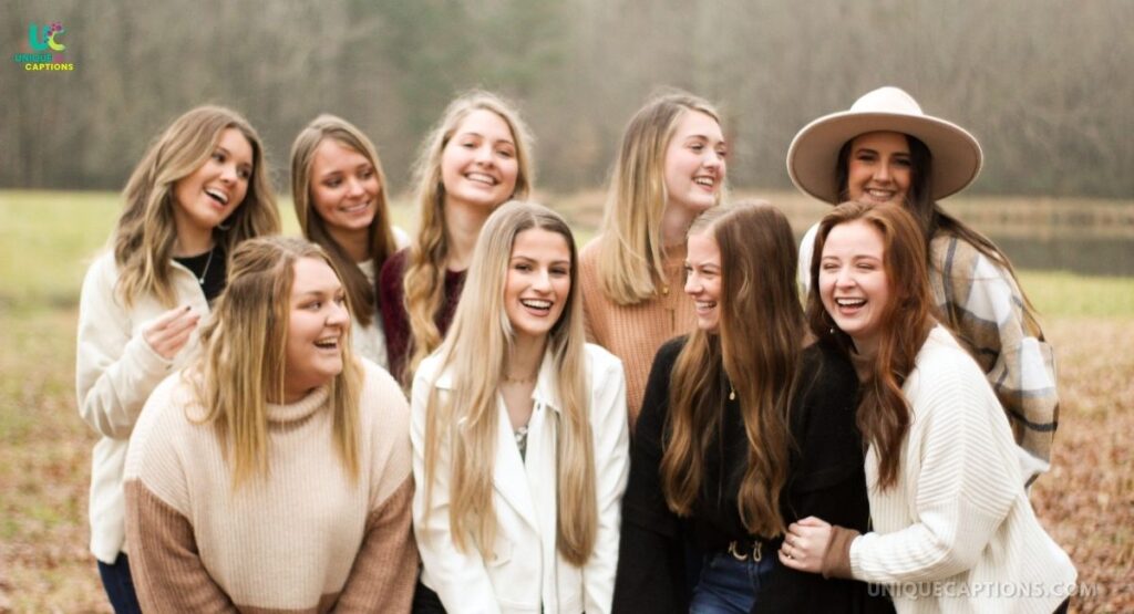 Captions for Group Photos