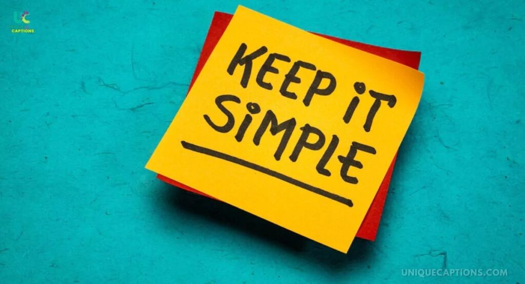 Inspirational Simple Captions