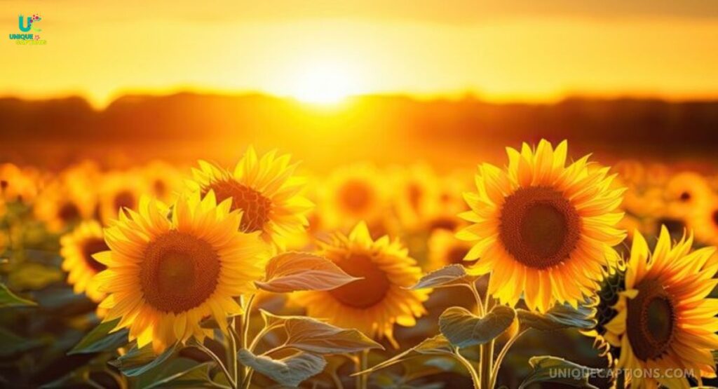 Sunflower Captions