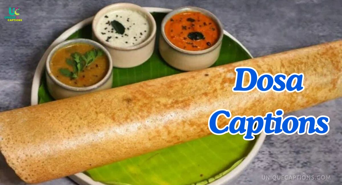Dosa Captions