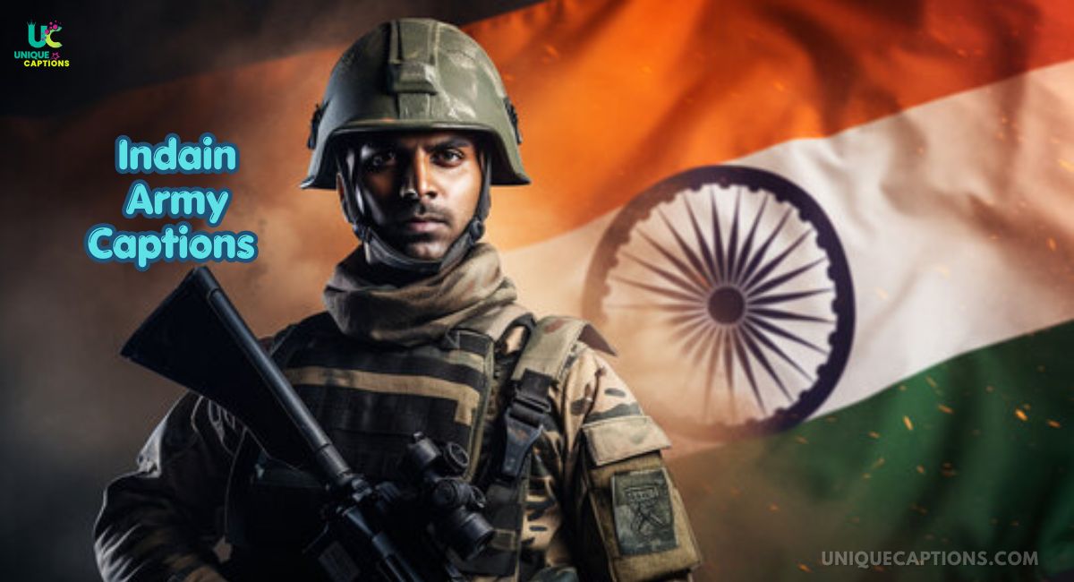 Indain Army Captions