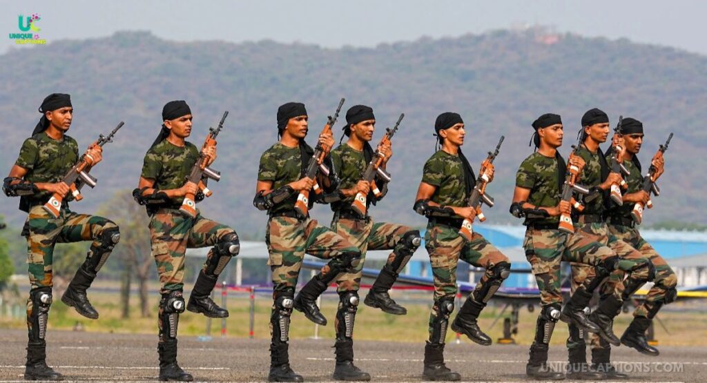 Indian Army Captions for Boys