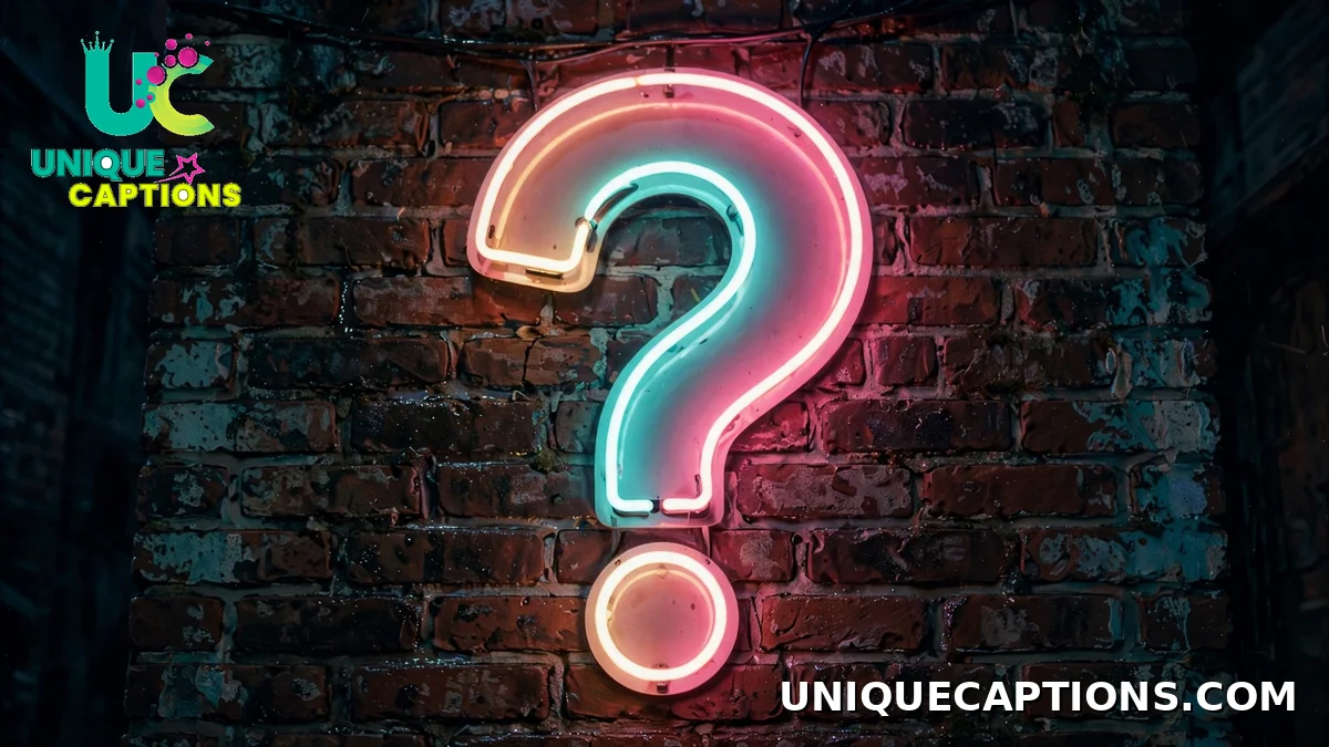 neon question mark sign, 90s style