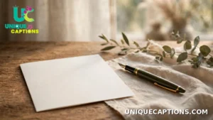 Greeting card beside a fountain pen on a desk