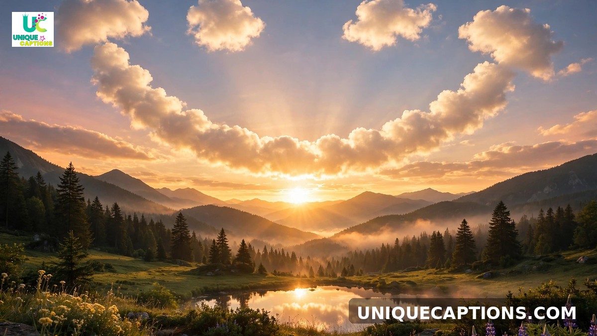 Inspirational dental quotes - sunrise clouds forming a giant smile in the sky