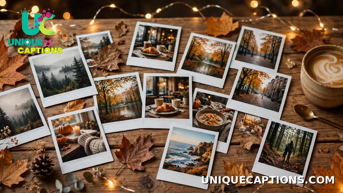 November dump captions with a month recap photo collage